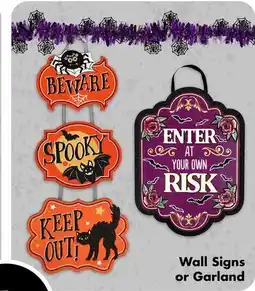 Dollar Tree Wall Signs or Garland offer