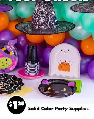 Dollar Tree Solid Color Party Supplies offer