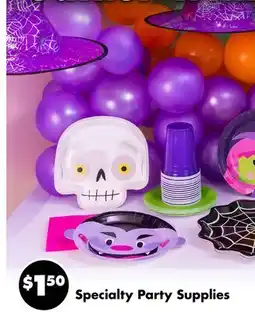 Dollar Tree Specialty Party Supplies offer