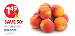 Lidl Peaches offer