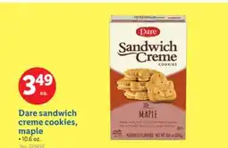 Lidl Dare sandwich creme cookies, maple offer