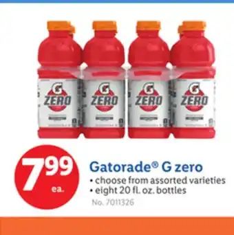 Lidl Gatorade G zero offer