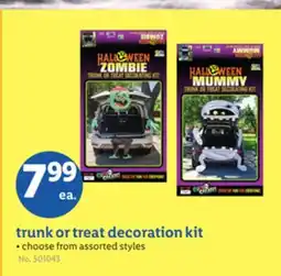 Lidl trunk or treat decoration kit offer