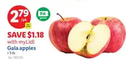 Lidl Gala apples offer