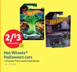 Lidl Hot Wheels Halloween cars offer
