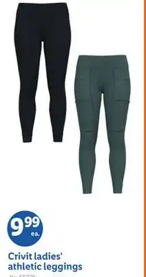 Lidl Crivit ladies' athletic leggings offer