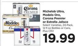 Food 4 Less Michelob Ultra, Modelo Oro, Corona Premier or Estrella Jalisco offer
