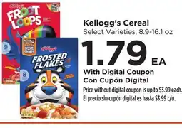 Food 4 Less Kellogg's Cereal offer