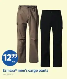 Lidl Esmara men's cargo pants offer