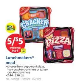 Lidl Lunchmakers meal offer