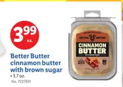 Lidl Better Butter cinnamon butter with brown sugar offer