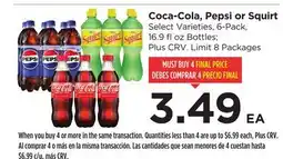 Food 4 Less Coca-Cola, Pepsi or Squirt offer