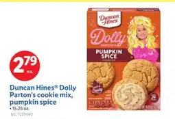 Lidl Duncan Hines Dolly Parton's cookie mix, pumpkin spice offer