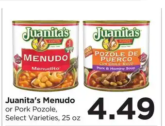 Food 4 Less Juanita's Menudo offer