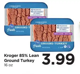 Food 4 Less Kroger 85% Lean Ground Turkey offer
