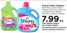 Food 4 Less Downy Fabric Softener offer