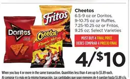 Food 4 Less Cheetos offer