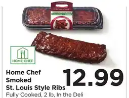 Food 4 Less Home Chef Smoked St. Louis Style Ribs offer