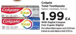 Food 4 Less Colgate Total Toothpaste offer