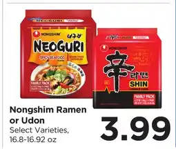 Food 4 Less Nongshim Ramen or Udon offer