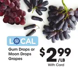 Ralphs Gum Drops or Moon Drops Grapes offer