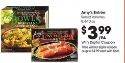 Ralphs Amy's Entrée offer