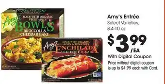 Ralphs Amy's Entrée offer