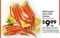 Ralphs Wild-Caught Snow Crab Clusters offer