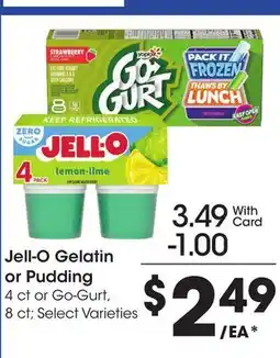 Ralphs Jell-O Gelatin or Pudding offer