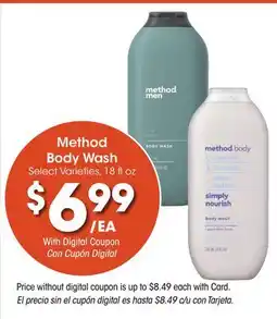 Ralphs Method Body Wash offer