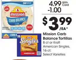 Ralphs Mission Carb Balance Tortillas offer