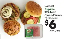 Ralphs Norbest Organic 93% Lean Ground Turkey offer