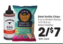 Ralphs Siete Tortilla Chips offer