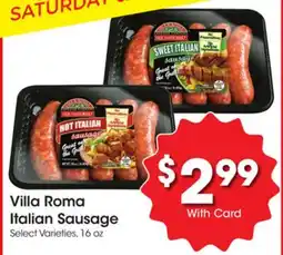 Ralphs Villa Roma Italian Sausage offer