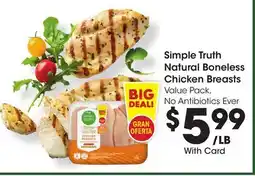 Ralphs Simple Truth Natural Boneless Chicken Breasts offer