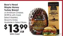 Ralphs Boar's Head Maple Honey Turkey Breast offer