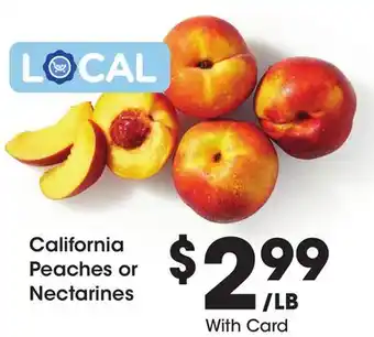 Ralphs California Peaches or Nectarines offer
