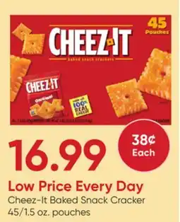 Stater Bros Cheez-It Baked Snack Cracker offer