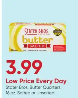 Stater Bros Stater Bros. Butter Quarters offer