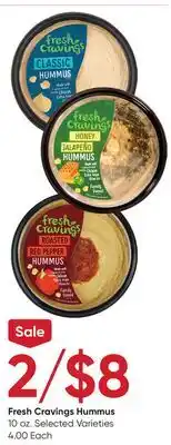 Stater Bros Fresh Cravings Hummus offer