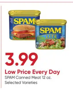 Stater Bros SPAM Canned Meat offer