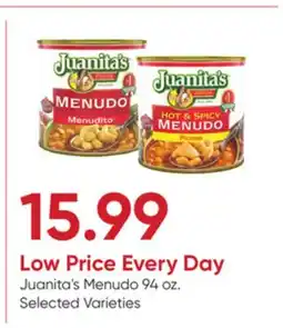 Stater Bros Juanita's Menudo offer