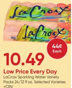 Stater Bros LaCroix Sparkling Water Variety Packs offer