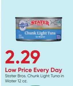Stater Bros Stater Bros. Chunk Light Tuna in Water offer