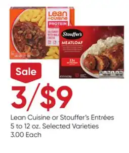 Stater Bros Lean Cuisine or Stouffer's Entrées offer