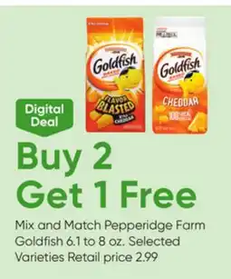Stater Bros Pepperidge Farm Goldfish offer