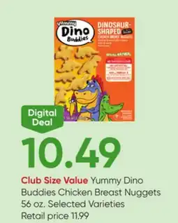 Stater Bros Yummy Dino Buddies Chicken Breast Nuggets offer