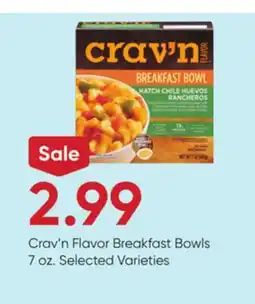 Stater Bros Crav'n Flavor Breakfast Bowls offer