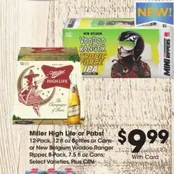Ralphs Miller High Life or Pabst offer