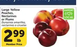 Albertsons Large Yellow Peaches, Nectarines or Plums offer